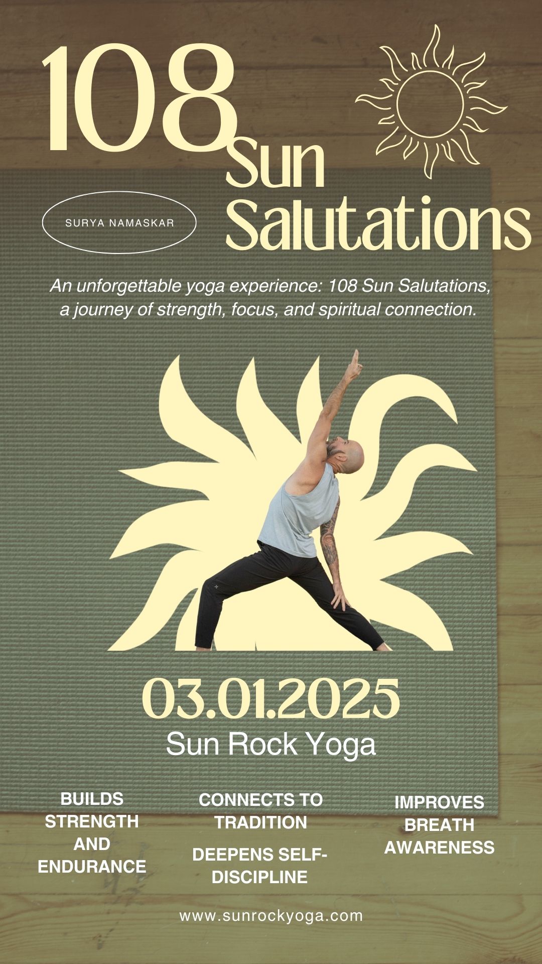 108 Sun Salutations Summer Solstice Surya Namaskar